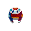 Brosche PULLOVER MID CENTURY