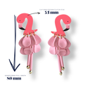 Ohrring Ferdinand der Flamingo