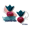 Ohrring Radieschen