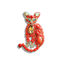 Couture Brosche Fuchs