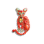 Couture Fuchs Brosche