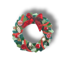 Brosche WEIHNACHTSKRANZ