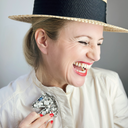 Couture Pferde-Brosche