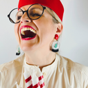 Ohrring Schneekugel klein