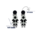 Ohrring Gletscher Gustav