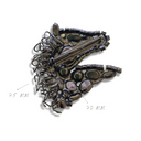 Couture horse brooch