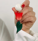 Ohrringe Tulpe