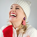 Ohrring Strick ist schick