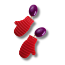 Ohrring Strick ist schick