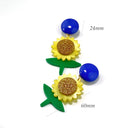 Ohrringe Sonnenblume